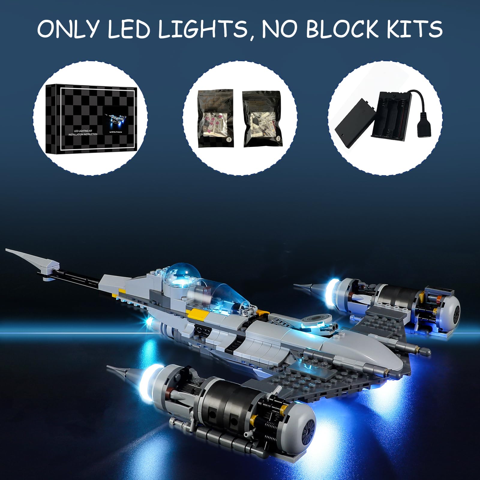 Amazon.co.jp: Mililier LEDライトキット レゴ スターウォーズ 75325